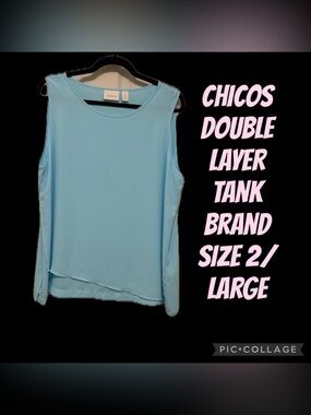 Chicos 2 sleeveless tank top .​